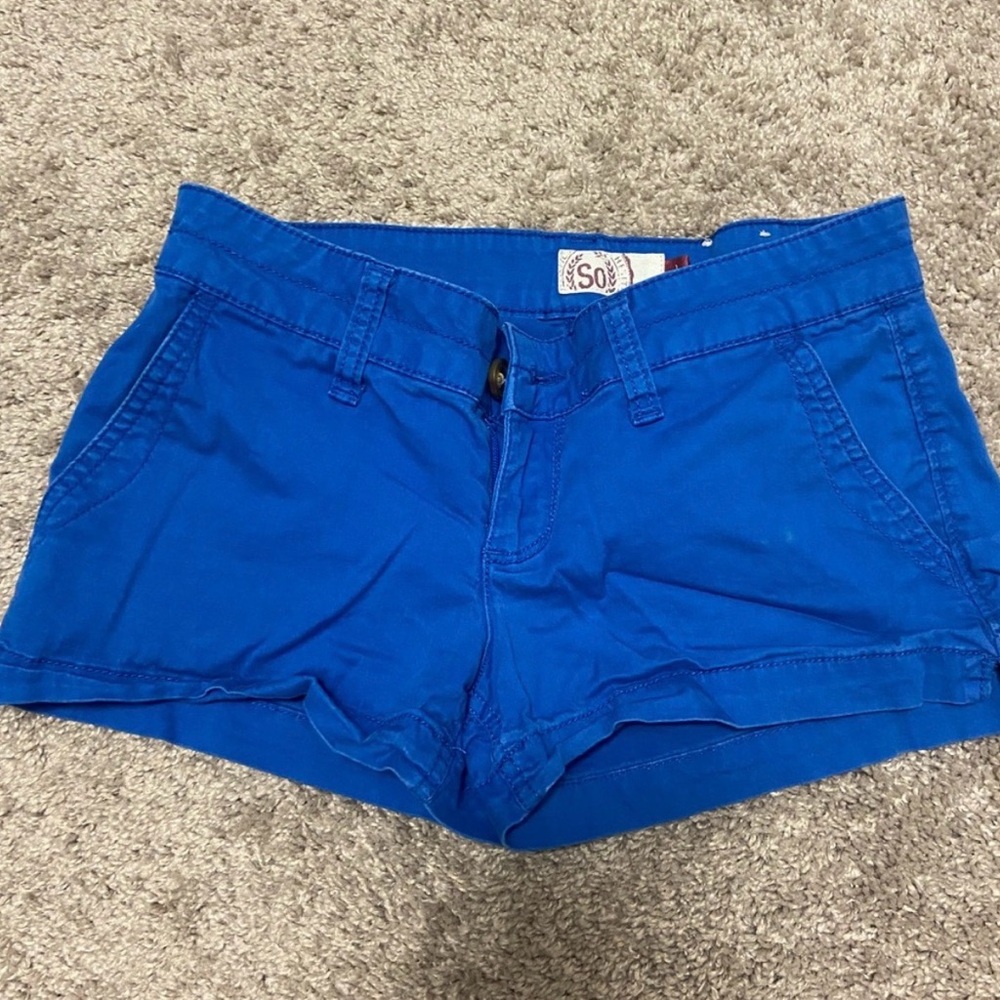 SO Y2K Women's Vibrant Blue Jean Shorts